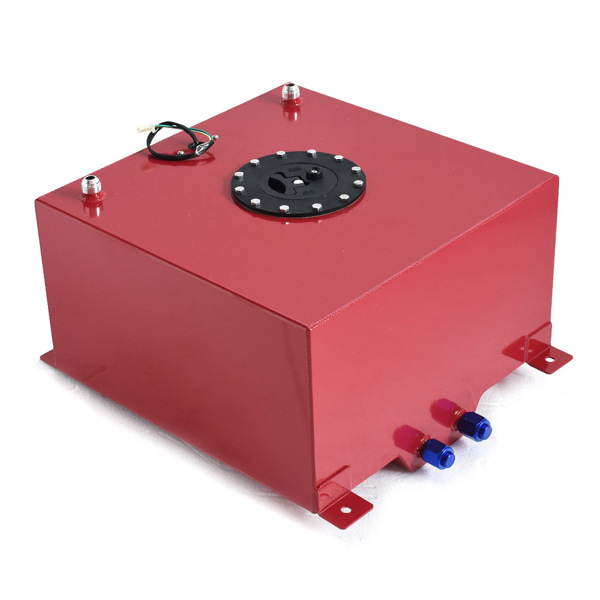 10 Gallon 40L Universal Aluminum Fuel Tank Oil Level Sensor Red