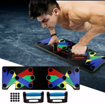 9 in1 Push-up Board Rack Workout Train Exercise Pushup Stands Fitness Sports Gym