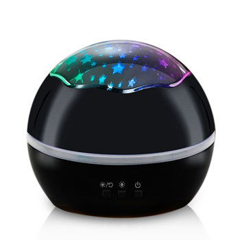 Starry Night Light with Star Night Light Projector and Ocean Wave Projector for Kids Room Decoration Black