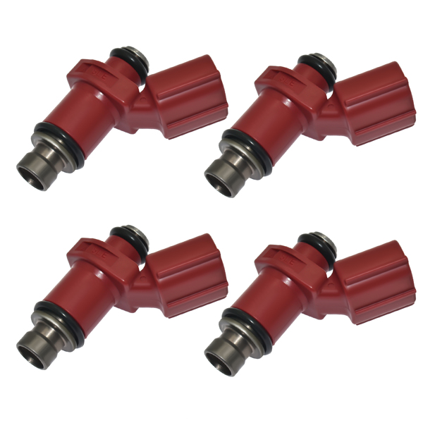 4 Pcs New Fuel Injectors for Yamaha 80 BEL 75-90HP 4 Stroke 6D8-13761-00-00P4