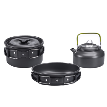 Quality Camping Cookware Set Camping Tableware Cooking Tableware for Outdoor Camping Backpacking Hiking Picnic