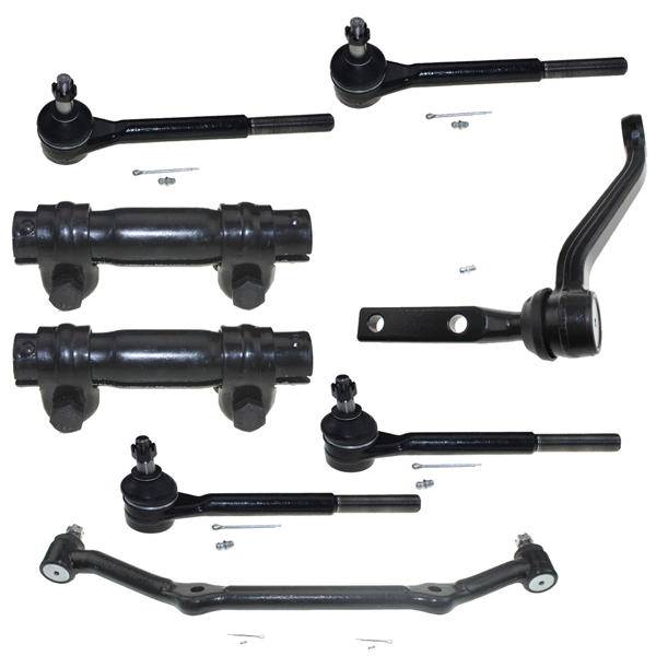 8pcs Tie Rod Ends and Front Idler Arm Kit for Blazer S10 S15 Jimmy Sonoma 2WD 