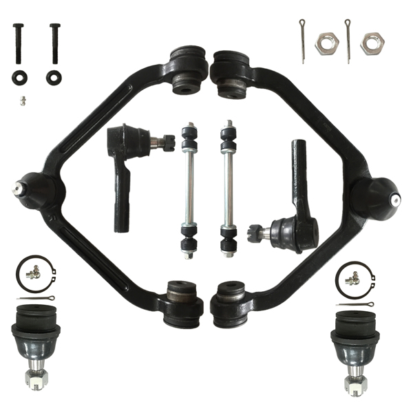 8pcs Complete Control Arm Front Suspension Kit for 95-11 FORD 97-01 MECURY