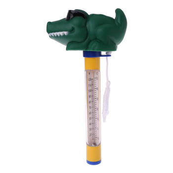 Cartoon Floating Swimming Pool Thermometer Durable Thermometer with String for Spa pools at both F ° and C °  