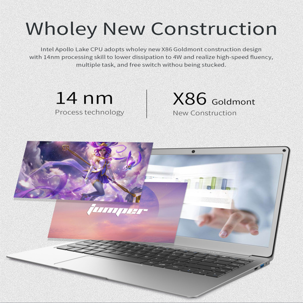 中柏 EZbook X3高配版 欧规 灰 8+128-1