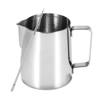 Espresso Milk Frothing Pitcher 12 oz,Espresso Steaming Pitcher 12 oz,Coffee Milk Frothing Cup,Coffee Steaming Pitcher 12 oz/350 ml