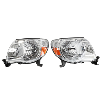 2pcs Front Left Right Car Headlights for Toyota Tacoma 2005-11 Headlight without Sport Package