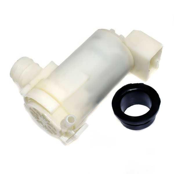 Windshield Washer Pump w/Grommet - Compatible with Nissan, Honda, ISUZU, Chevrolet, Suzuki - Replaces OEM #: 28920-50Y00, 28920-8H900