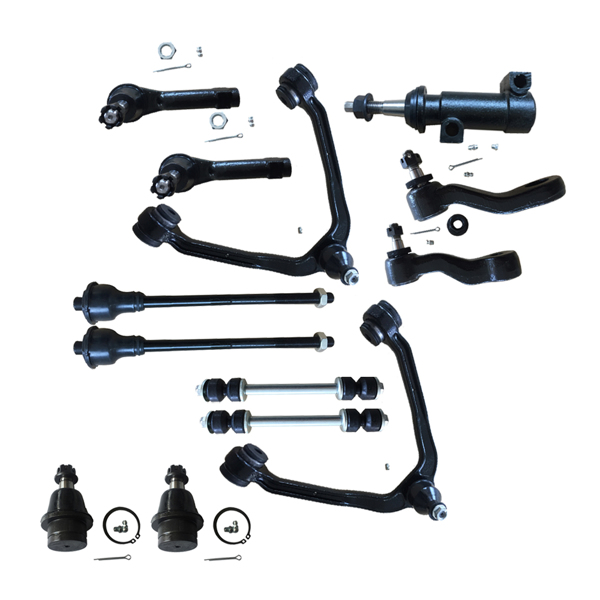 13pcs Complete Control Arm Front Suspension Kit for 02-06 CADILLAC 99-07 CHEVROLET/GMC