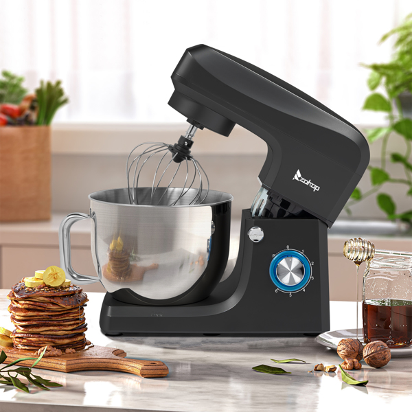 SM-1511X 欧规 7L 厨师机 230.00V 660.00W 搅拌锅不带手柄 不锈钢ABS 黑色注塑 揉面打浆打蛋打奶油-11