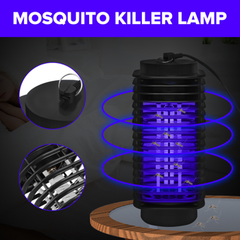 LED Light Electric Mosquito Insect Killer Zapper Fly Bug Trap Pest Control Lamp