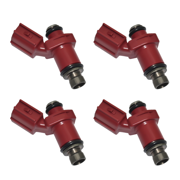 4 Pcs New Fuel Injectors for Yamaha 80 BEL 75-90HP 4 Stroke 6D8-13761-00-00P4