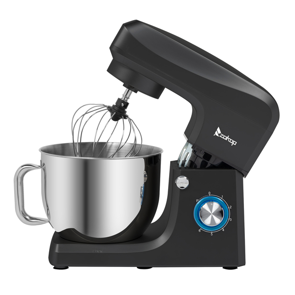 SM-1511X 欧规 7L 厨师机 230.00V 660.00W 搅拌锅不带手柄 不锈钢ABS 黑色注塑 揉面打浆打蛋打奶油-5