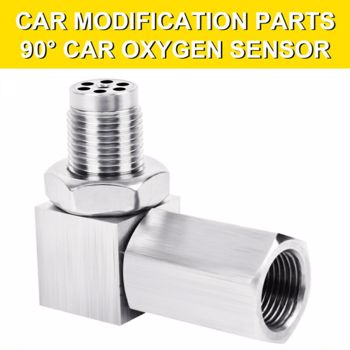 O2 Oxygen Sensor CEL ELIMINATOR Angled Extender Spacer 90 Degree O2 M18 X 1.5