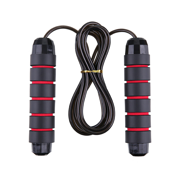 Jump Rope Skipping Aerobic Exercise Adjustable Bearing Speed Fitness Gym US Red
