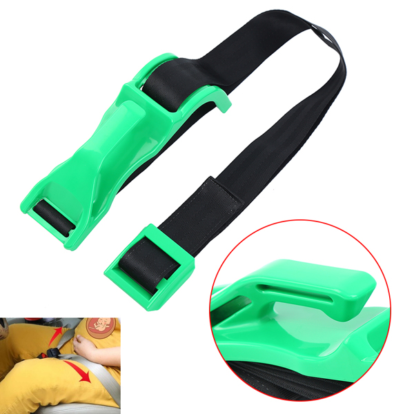 Ambienceo Pregnancy Seat Belt Adjustable Seat Belt for Pregnant Woman to Protect Unborn Baby(Green)