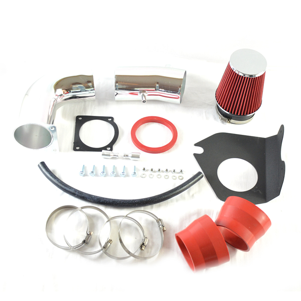 Intake Pipe with Air Filter for 1994-1995 Ford Mustang GT / GTS 5.0L V8 Models Only Red