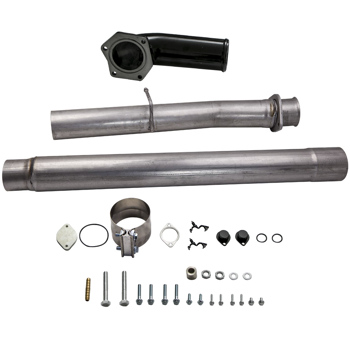 4\\" Exhaust Straight Pipe Kit for Ford Powerstroke 6.4L Diesel 2008-2010