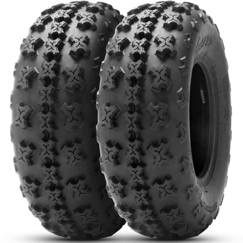 Set Of 2 22x7-10 ATV Tires 4Ply 22X7X10 Heavy Duty All Terrain Tires