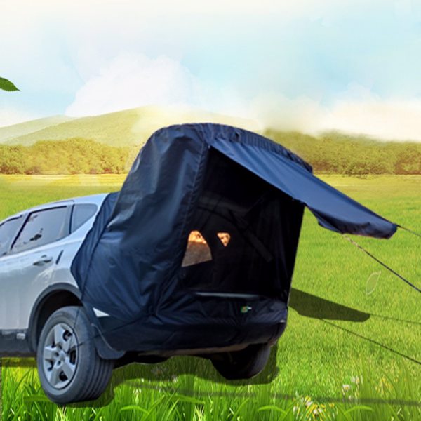 【WISH prohibited sales】Trunk Tent Sunshade Rainproof Rear Tent Simple Motorhome Multifunctional For Self-driving Tour