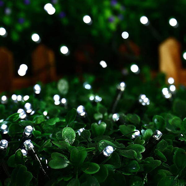 12m/39.36ft Solar Power Led String Light Waterproof Outdoor Garden Light String Christmas Festival Celebration Decoration String Lights for Yards Lawns Pathways Fences