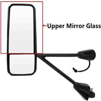 LEAVAN Main Mirror Glass Heated for Kenworth T600 T660 T800 Peterbilt 387