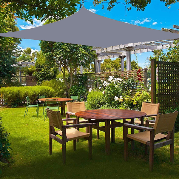 Large Covering Rectangle Sunshade Sail 300D Oxford Cloth Canopy Garden Patio Awning