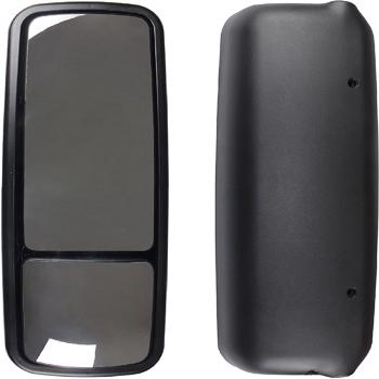 LEAVAN Door Mirror Power Heated Black Passenger RH Side For 2002-2013 Freightliner Columbia