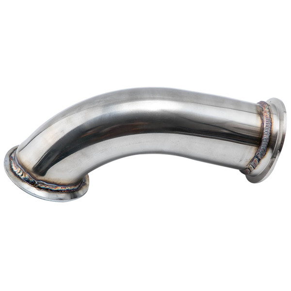 Universal Elbow Adapter Downpipe 90 Degree T304 Stainless 2.5"ID V-band Flange