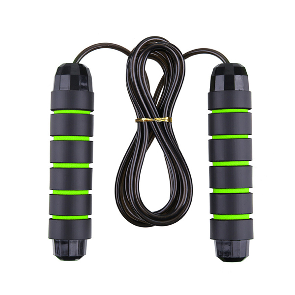 Jump Rope Skipping Aerobic Exercise Adjustable Bearing Speed Fitness Gym US Green