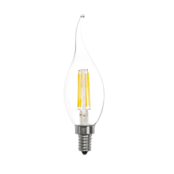 E12 4W Edison Vintage Filament LED Bulb Candle Light Spot Lamp Dimmable C35T