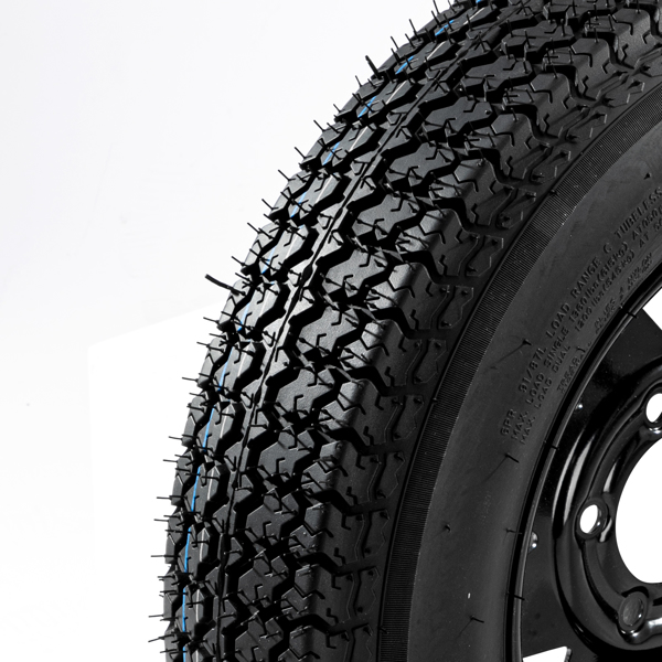 G33000165 ZY ST175-80D-13 5Lug 6PR QM188 * 2 Black Rim 车轮 MP-28