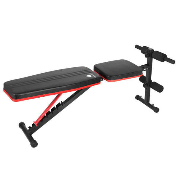 Weight bench adjustable training bench with pull rope