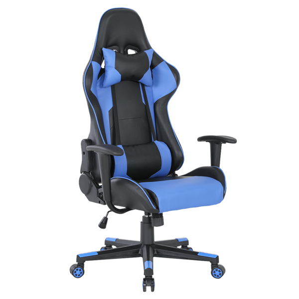 GIVENUSMYF gaming chair, computer chair with lumbar support, height adjustable gaming chair with headrest and 360° swivel office chair, suitable for office or gaming