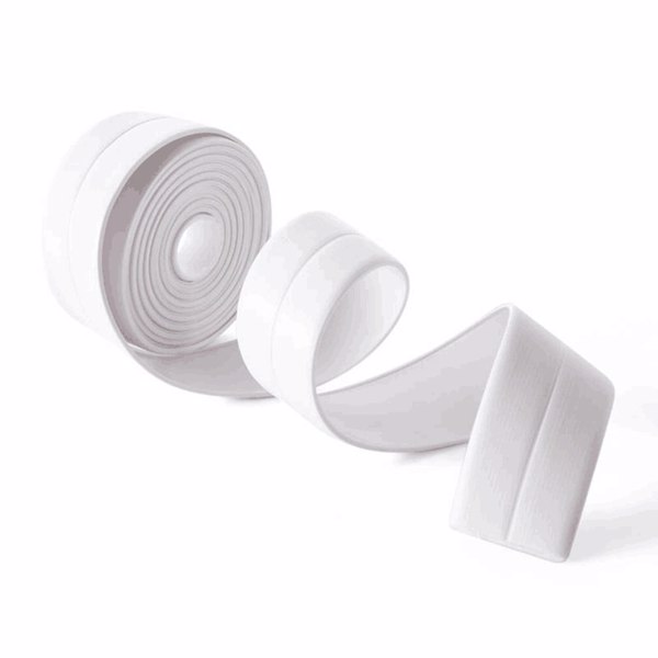 PVC Sealing Waterproof Adhesive Tape (White) 4pc