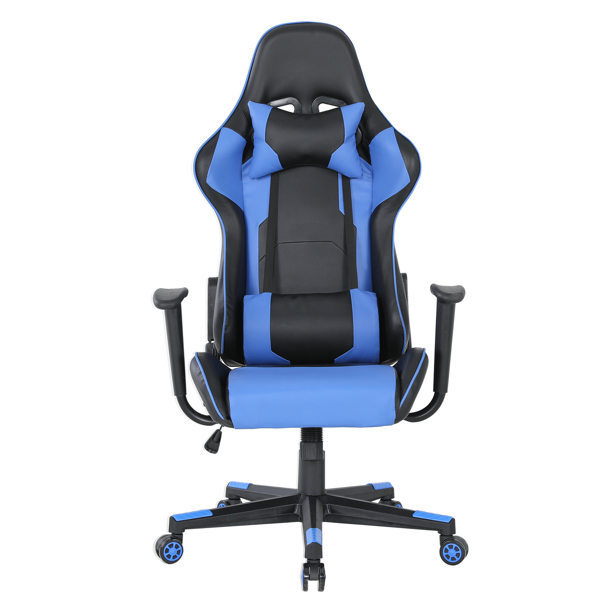 GIVENUSMYF gaming chair, computer chair with lumbar support, height adjustable gaming chair with headrest and 360° swivel office chair, suitable for office or gaming