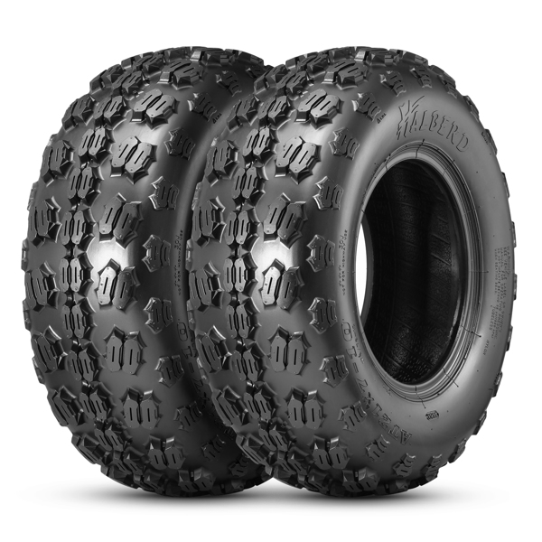 Set Of 2 21x7-10 ATV Tires 4Ply Heavy Duty All Terrain Tires