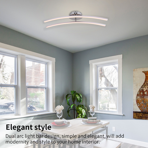 Led Modern Ceiling Light 20W Swivel Ceiling Lamp 1800LM For Bedroom Living Room Coffee Shop