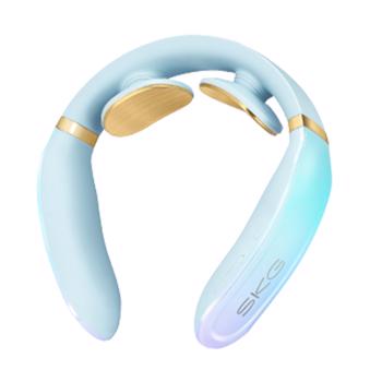 SKG蓝牙颈椎按摩器K6国际版 浅蓝