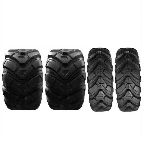ATV Tires Tubeless Rubber black tires millionparts 25x8-12 Dimensions 635mm