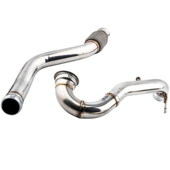 3\\" - 3.5\\" Catless Exhaust Downpipe for Mercedes Benz A45/GLA45 AMG 2014-2016