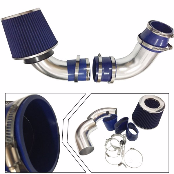 BX-CAIK-20 Cold Air Intake Kit for 1996-2005 Chevrolet Blazer with 4.3L V6 Engine Blue