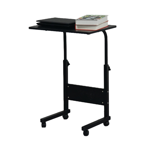 Removable P2 15MM Chipboard & Steel Side Table with Baffle Black