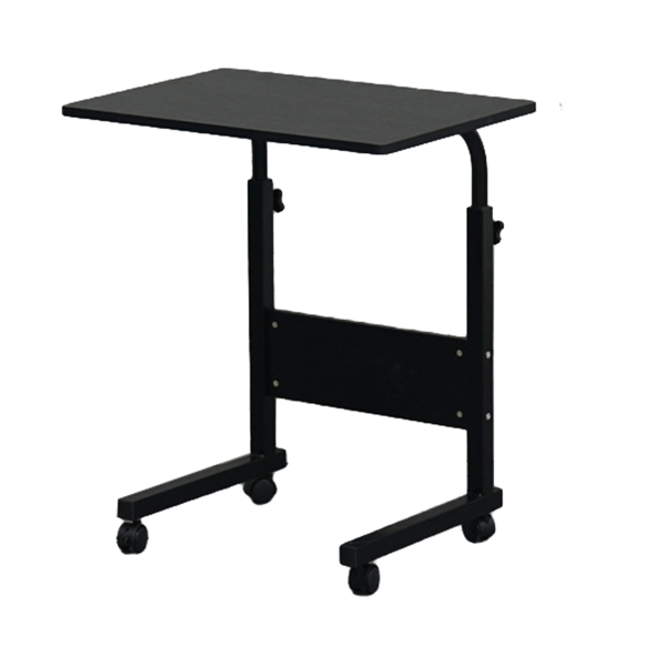 Removable P2 15MM Chipboard & Steel Side Table with Baffle Black
