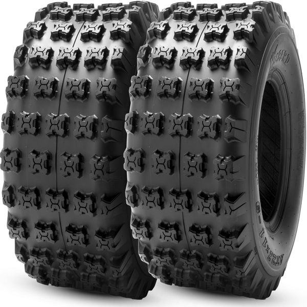 Set Of 2 22x11-9 ATV Tires 6Ply Heavy Duty 22x11x9 All Terrain Tires