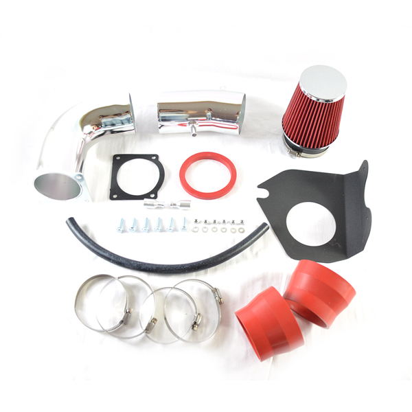 Intake Pipe with Air Filter for 1994-1995 Ford Mustang GT / GTS 5.0L V8 Models Only Red