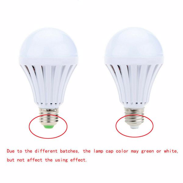 Rechargeable E27 12W LED Light Bulb with Battery Backup Emergency LED Bulb White