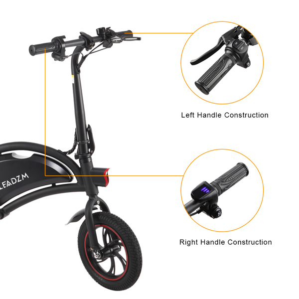 6A.h 36V Foldable Seat Can Be Raised And Lowered Without Pedal Function Electric Bicycle
