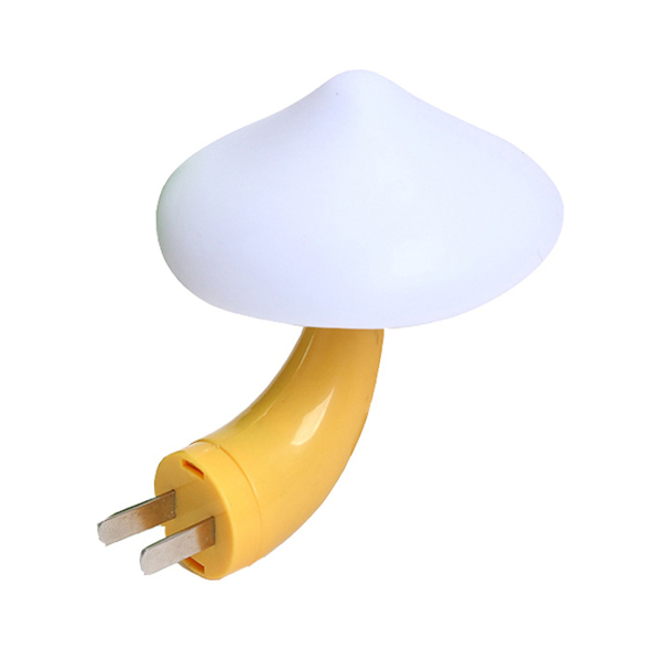 LED Night Light US Plug in Lamp Mushroom Night Light  Mini Pretty Colorful