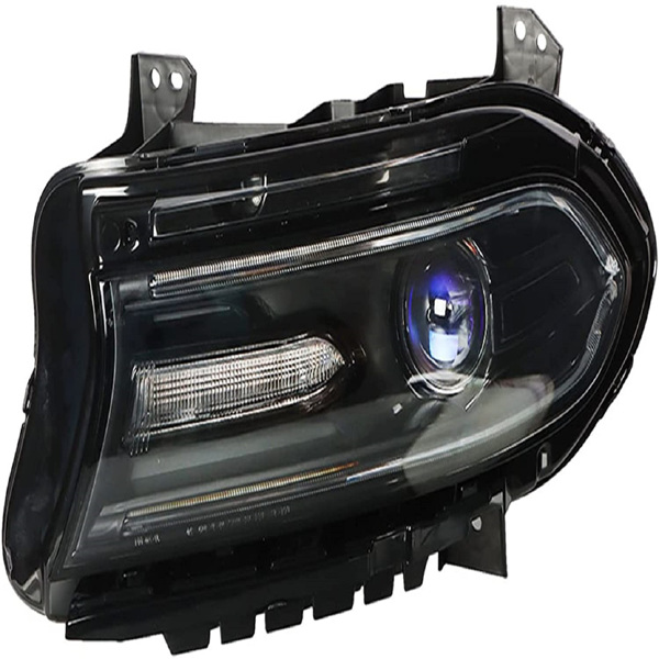 LEAVAN Headlights Assembly 68294431AF CH2502270 Replacement for 2015-2021 Dodge Charger Projector Headlight Left Side (Driver Side)
